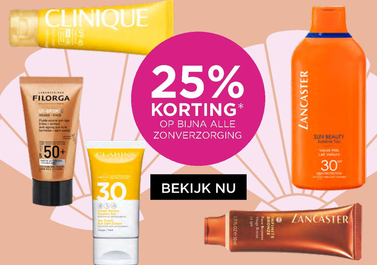 Clarins   zonnebrandolie folder aanbieding bij  Ici Paris XL - details