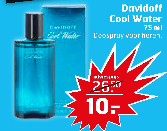 Davidoff   eau de toilette folder aanbieding bij  Trekpleister - details