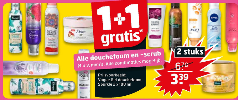 Kneipp   douchegel folder aanbieding bij  Trekpleister - details