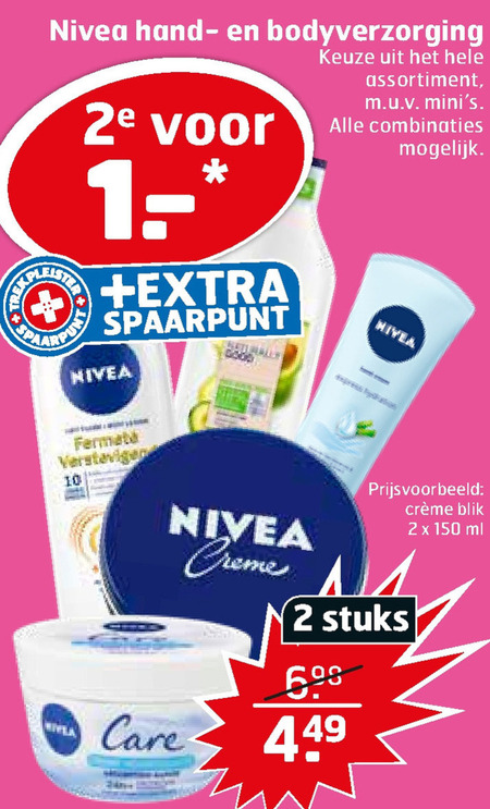 Nivea   bodylotion folder aanbieding bij  Trekpleister - details