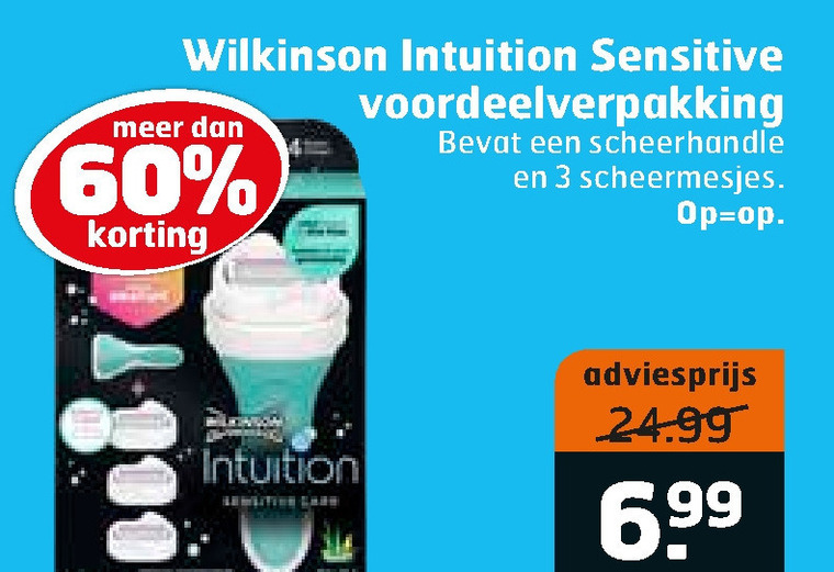 Wilkinson   dames handscheerapparaat folder aanbieding bij  Trekpleister - details