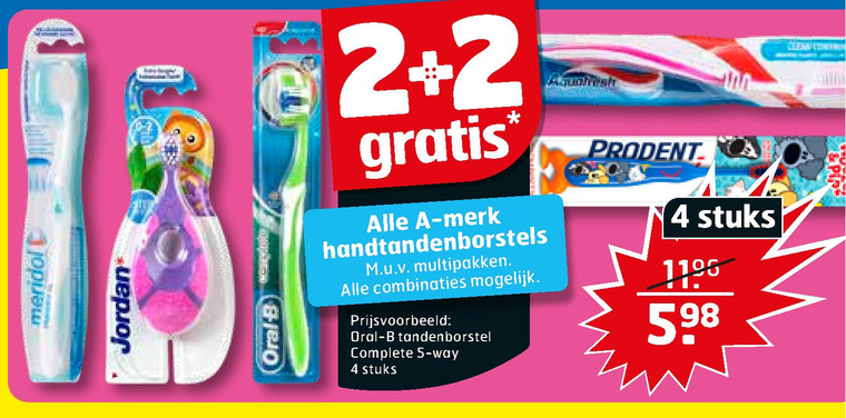 Alle merken   tandenborstel, kindertandenborstel folder aanbieding bij  Trekpleister - details