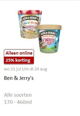 Ben and Jerrys   ijsspecialiteit folder aanbieding bij  Jumbo - details