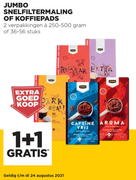 Jumbo Huismerk   koffie, koffiepad folder aanbieding bij  Jumbo - details