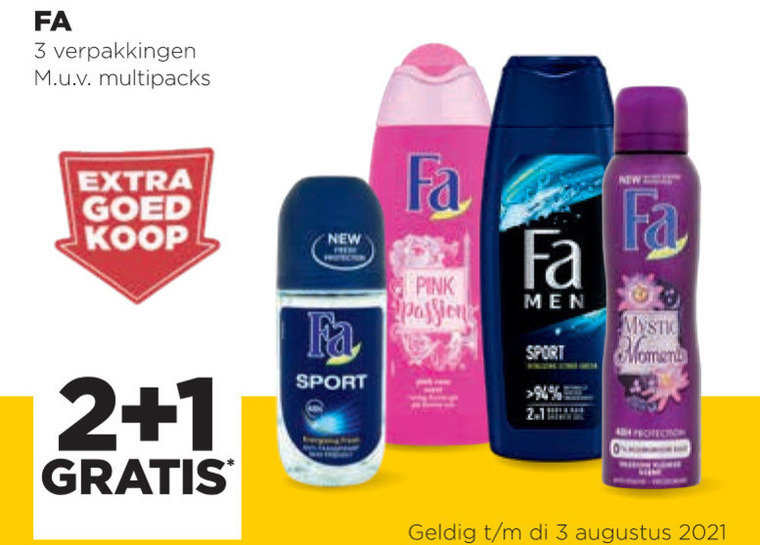 Fa   douchegel, deodorant folder aanbieding bij  Jumbo - details