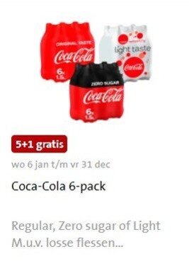 Coca-Cola   cola folder aanbieding bij  Jumbo - details