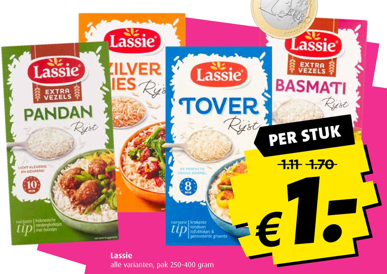 Lassie   rijst folder aanbieding bij  Boni - details