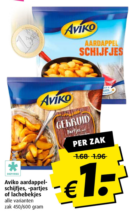 Aviko   aardappelschijfjes, aardappelproduct folder aanbieding bij  Boni - details