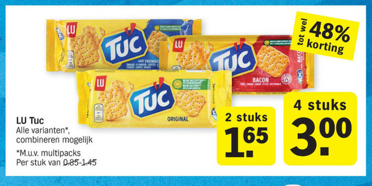 Lu Tuc   zoutje folder aanbieding bij  Albert Heijn - details