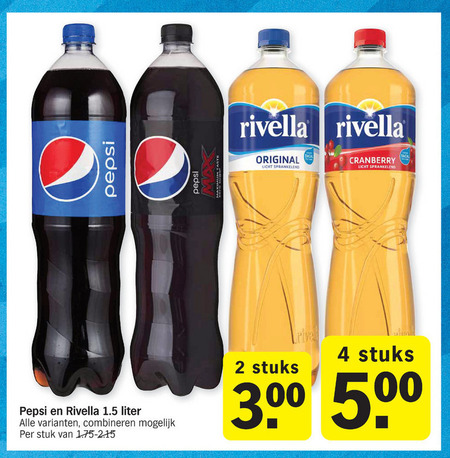 Rivella   frisdrank, cola folder aanbieding bij  Albert Heijn - details