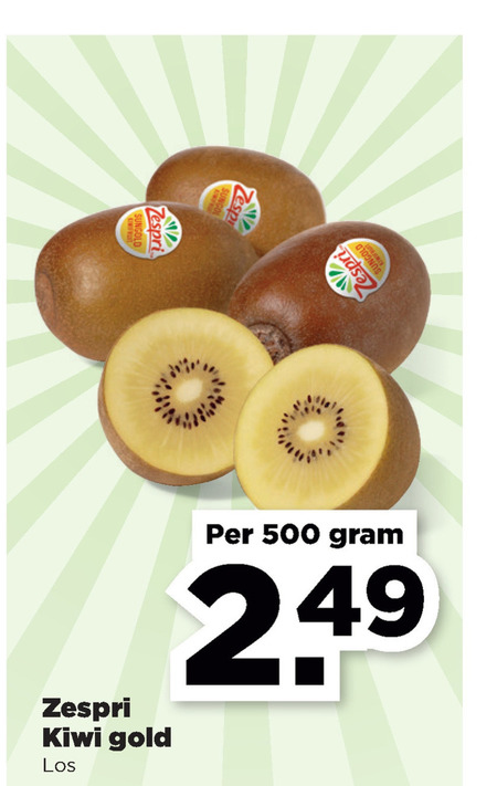 Zespri   kiwis folder aanbieding bij  Plus - details