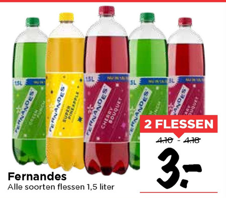 Fernandes   frisdrank folder aanbieding bij  Vomar - details