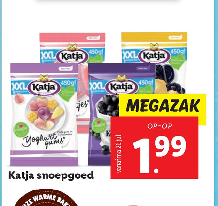 Katja   snoep, drop folder aanbieding bij  Lidl - details