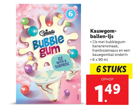 Gelatelli   ijsbekers folder aanbieding bij  Lidl - details