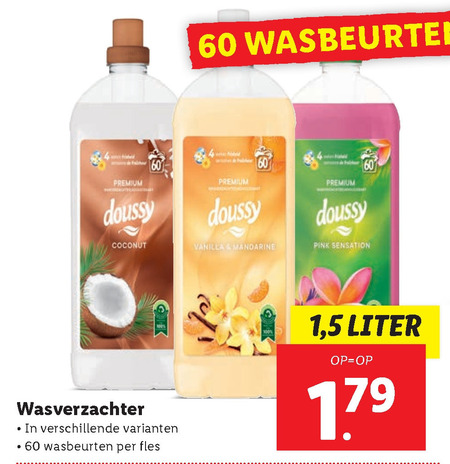 Doussy   wasverzachter folder aanbieding bij  Lidl - details