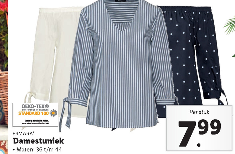 esmara   dames tuniek folder aanbieding bij  Lidl - details