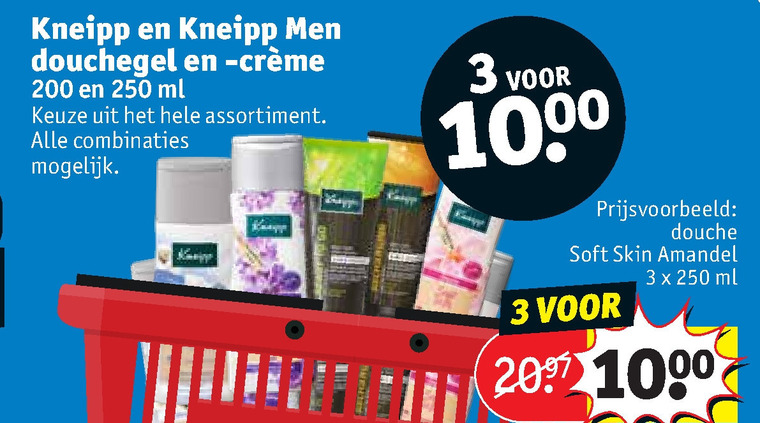 Kneipp   douchegel folder aanbieding bij  Kruidvat - details