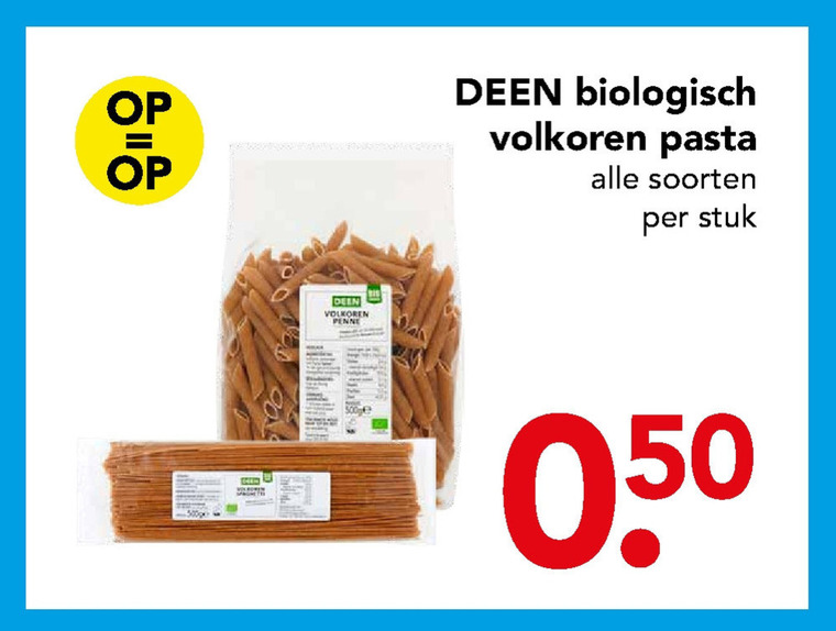 Deen Huismerk   pasta folder aanbieding bij  Deen - details