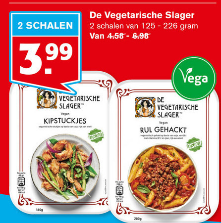 De vegetarische Slager   vegetarisch folder aanbieding bij  Hoogvliet - details
