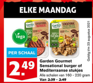 Garden Gourmet   vegetarisch folder aanbieding bij  Hoogvliet - details