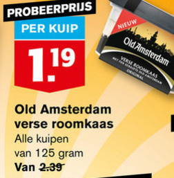 Old Amsterdam   roomkaas folder aanbieding bij  Hoogvliet - details