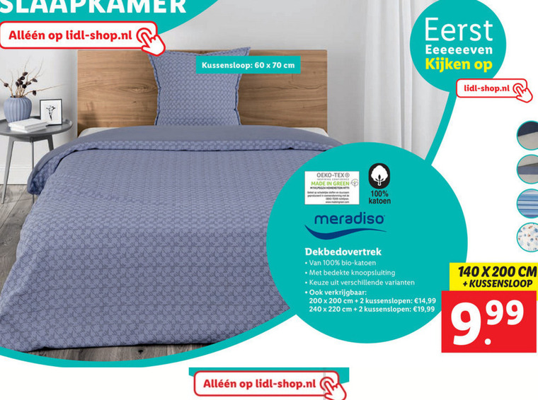 Meradiso   dekbedovertrek folder aanbieding bij  Lidl - details