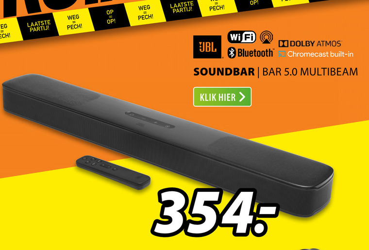 JBL   soundbar folder aanbieding bij  Expert - details