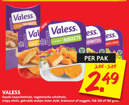 Valess   vegetarisch folder aanbieding bij  Dekamarkt - details