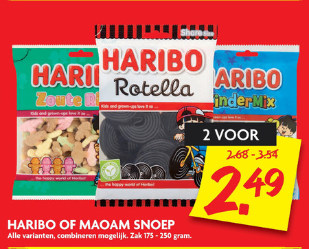 Maoam   drop, snoep folder aanbieding bij  Dekamarkt - details