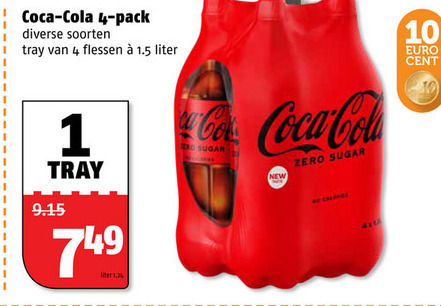 Coca-Cola   cola folder aanbieding bij  Poiesz - details