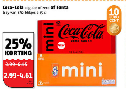 Fanta   cola, frisdrank folder aanbieding bij  Poiesz - details