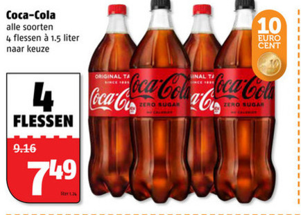 Coca-Cola   cola folder aanbieding bij  Poiesz - details