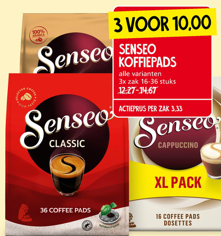 Douwe Egberts Senseo   koffiepad folder aanbieding bij  Jan Linders - details