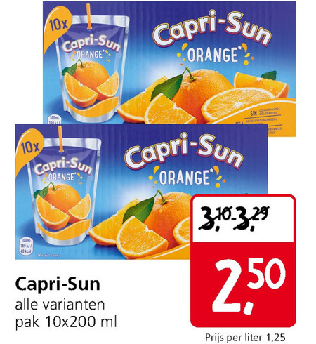 Capri-Sun   fruitdrank folder aanbieding bij  Jan Linders - details