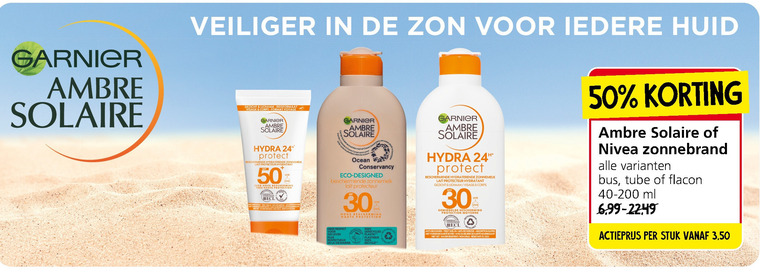 Nivea   zonnebrandolie folder aanbieding bij  Jan Linders - details