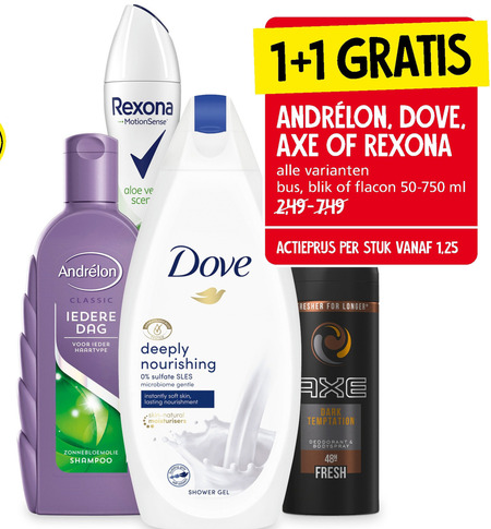 Andrelon   shampoo, deodorant folder aanbieding bij  Jan Linders - details