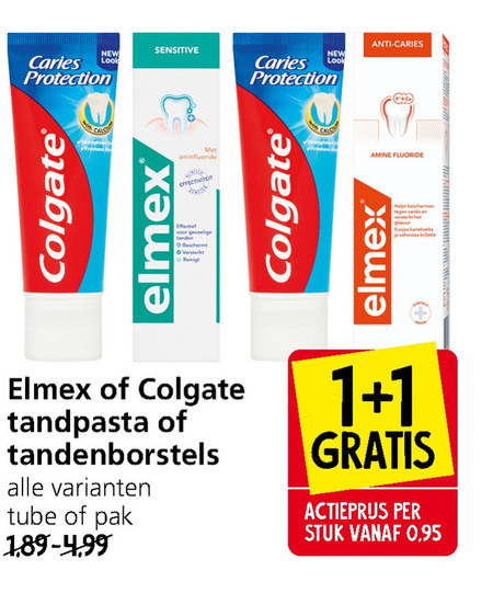 Elmex   tandpasta, tandenborstel folder aanbieding bij  Jan Linders - details