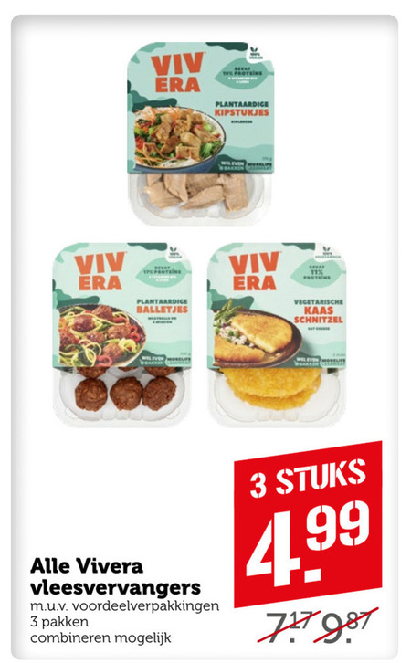 Vivera   vegetarisch folder aanbieding bij  Coop - details