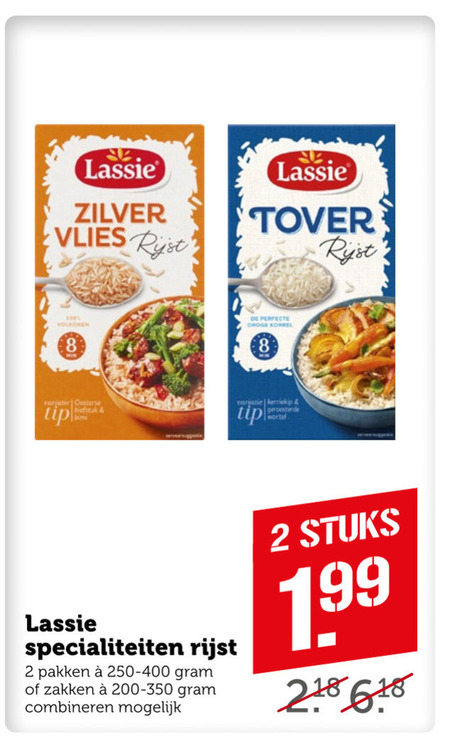 Lassie   rijst folder aanbieding bij  Coop - details