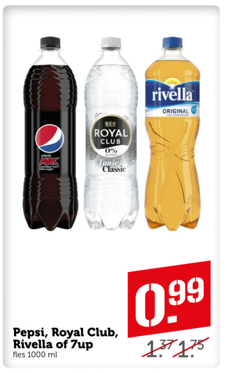 Pepsi   frisdrank, cola folder aanbieding bij  Coop - details