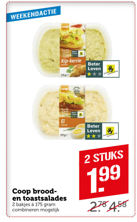 Coop Huismerk   salade folder aanbieding bij  Coop - details