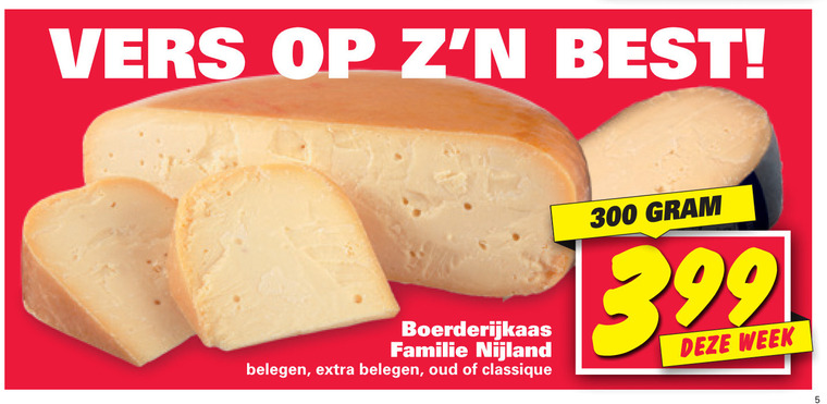 Boerenkaas   kaas folder aanbieding bij  Nettorama - details