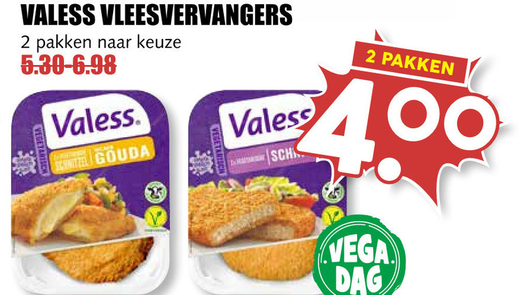 Valess   vegetarisch folder aanbieding bij  MCD Supermarkt Basis - details