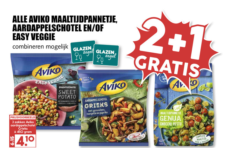 Aviko   diepvriesmaaltijd folder aanbieding bij  MCD Supermarkt Basis - details