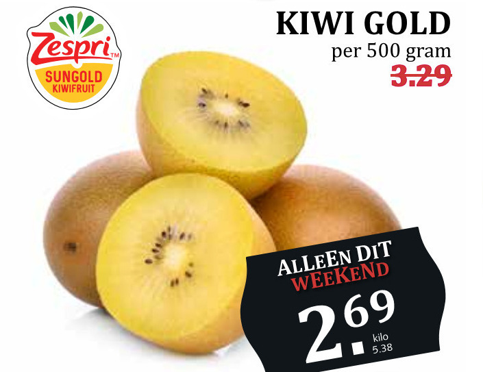 Zespri   kiwis folder aanbieding bij  MCD Supermarkt Basis - details