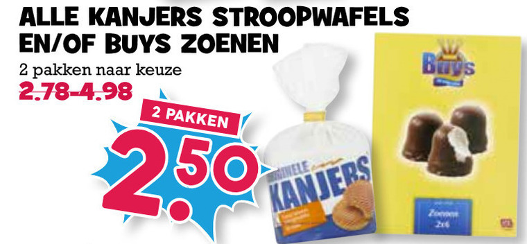 Buys   koek, stroopwafels folder aanbieding bij  Boons Markt - details