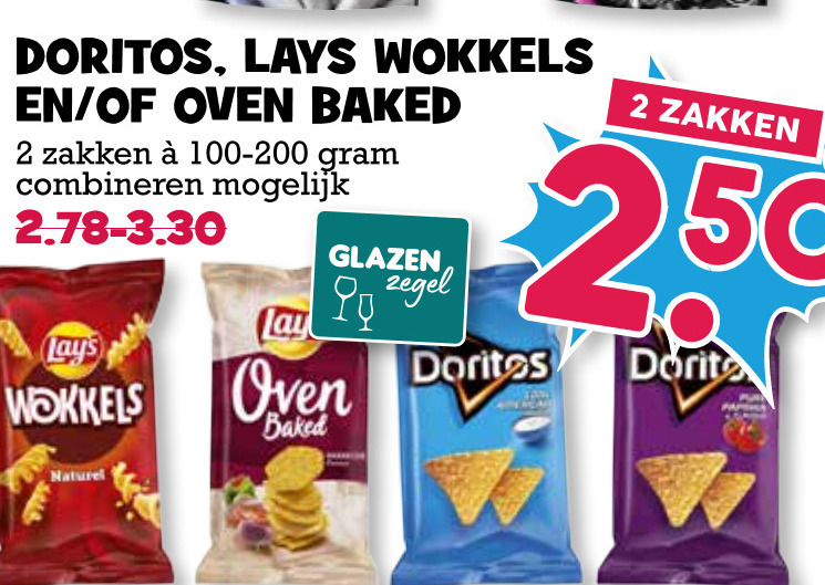 Doritos   zoutje, chips folder aanbieding bij  Boons Markt - details