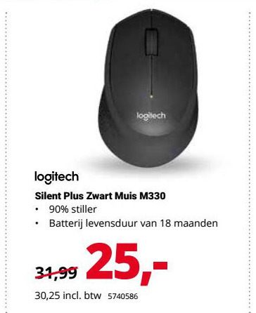 Logitech   muis folder aanbieding bij  Office Centre - details