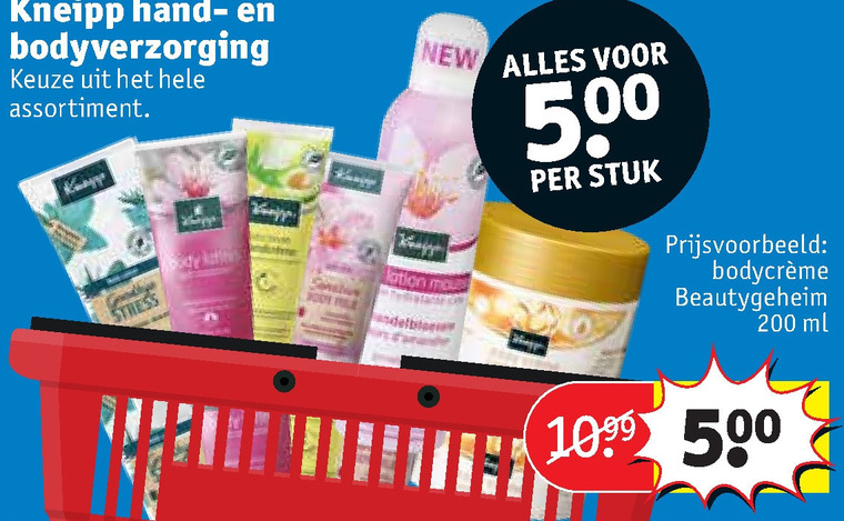 Kneipp   handcreme, bodylotion folder aanbieding bij  Kruidvat - details