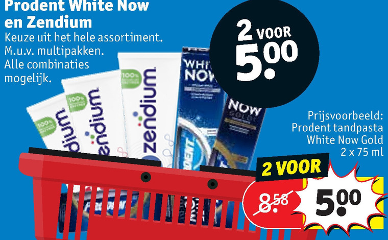 Prodent   tandpasta folder aanbieding bij  Kruidvat - details